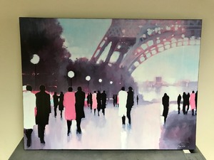 lot 47 image: Paris Eiffel Tower Artwork