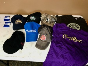 lot 69 image: Alcohol Hats  Shirts