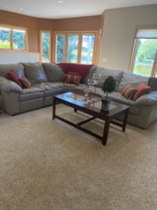 3-Piece Leather Sectional Sofa With Recliner 11Ft. X 9Ft. (No Rips Or Tears)
