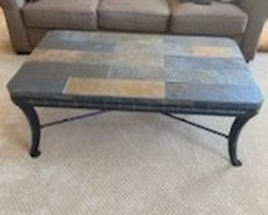 Slate Sofa Coffee Table 30x50x18