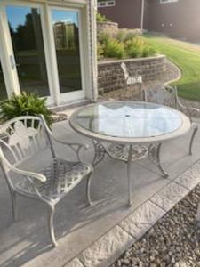 4-Piece Wrought Iron Patio Furniture Set