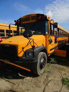 lot 6 image: THOMAS 77 PASSENGER SCHOOL BUS