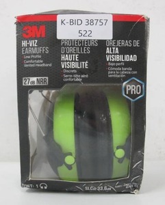 lot 522 image: 3M Hi-Viz Earmuffs Hearing Protection