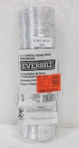lot 545 image: Everbilt 8 X 4 Diameter Flexible Dryer Transition Duct