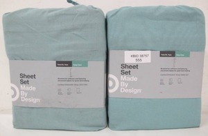 lot 555 image: 2-Pack Made By Design TwinXL Twin Easy Care Sheet Set - 2 Items