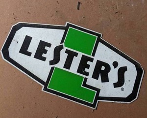 lot 310 image: Vintage Lesters Sign