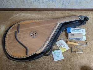 lot 2 image: Traditional 55 String Ukrainian Bandura Original Folk Instrument