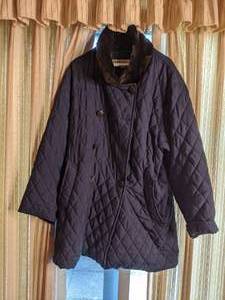 lot 52 image: Evan-Picone Blue Winter Coat size L