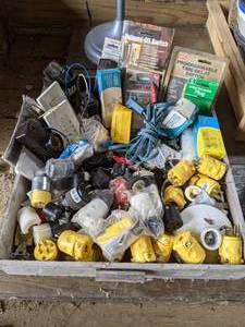 lot 312 image: Assortment of Electrical Hardware and Supplies