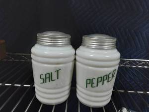 Vintage 5 Salt & Pepper Shakers
