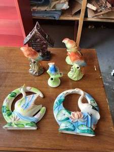 Wall Pockets & Bird Figurines