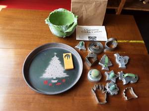 Vintage Tin Cookie Cutters & Kitchen Misc