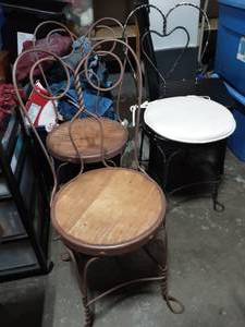 3-Ice Cream Chairs