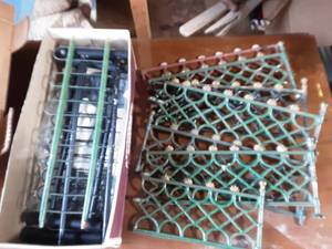 Cast Iron & Wood Dollhouse Fence Pieces