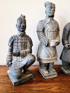 lot 9 image: Chinese Terracotta Soldiers
