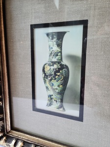 lot 31 image: Pair of Framed Vase Prints
