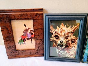 lot 49 image: Variety of Fun Framed Prints