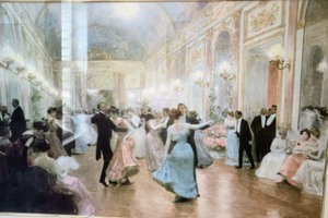 lot 65 image: Large Gold Framed Print