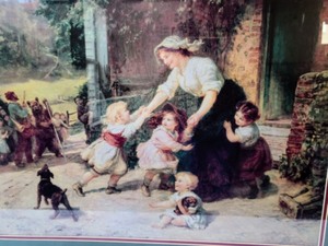 lot 75 image: Pretty Framed Scenic Print