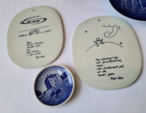 lot 76 image: Variety of Danish Collectible Plates