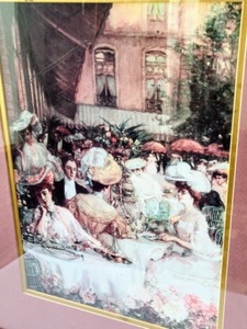 lot 74 image: Pair of Gold Framed Decorative Prints