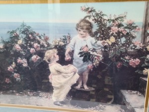 lot 80 image: Ornate Gold Framed Print