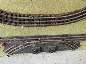 lot 221 image: 4 X 8 Plywood Sheet With Vintage Train Tracks