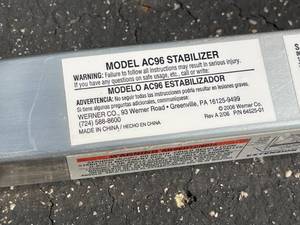 lot 227 image: Werner Ladder Stabilizer With Hardware