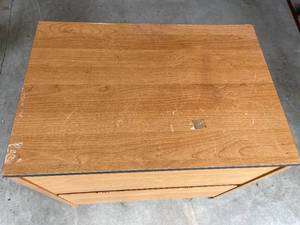 lot 229 image: 2 Drawer Wooden Storage Piece