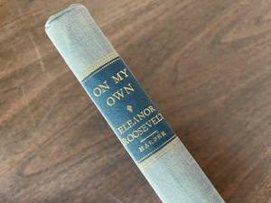 lot 237 image: On My Own By Eleanor Roosevelt 1958 Book