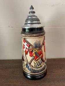lot 244 image: Hand Made and Painted Stein Made in Germany