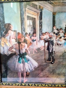 lot 119 image: Beautifully Framed Ballerinas Print