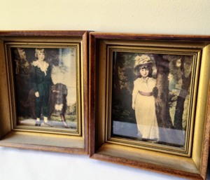 lot 120 image: Vintage Framed Childrens Prints
