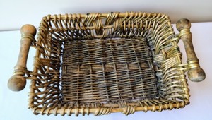 lot 122 image: Decorative Woven Basket
