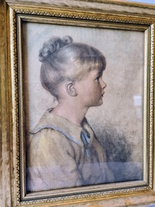 lot 124 image: Pair of Gold Framed Vintage Prints