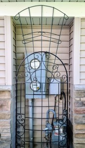 lot 132 image: Pair of Trellises