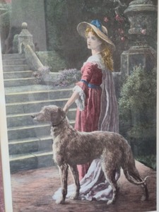 lot 140 image: Framed The Rose Garden Print