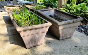 lot 135 image: Outdoor Planter Boxes