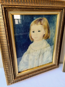 lot 141 image: Three Gold Framed Vintage Childrens Prints
