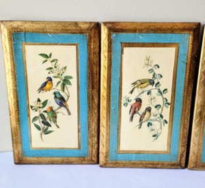 lot 149 image: Vintage Painted Wood Panels