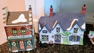 lot 187 image: Department 56 Dickens Village Houses