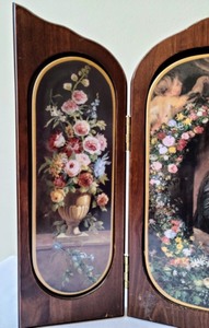 lot 196 image: Wooden Wall Plate Display