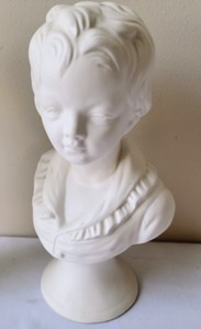 lot 207 image: Pair of Vintage Ceramic Busts