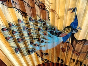 lot 214 image: Large Decorative Asian Fan