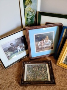 lot 139 image: Large Variety of Small Framed Prints
