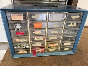 lot 267 image: 2 Hardware Organizers With Hardware