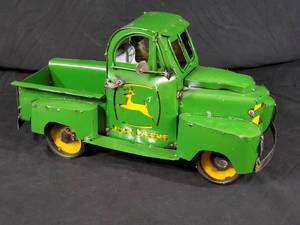 New Handmade Recycled Metal John Deere Truck