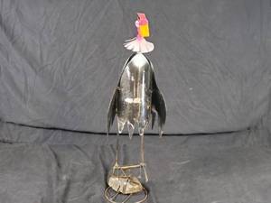 New Handmade Recycled Metal Garden Art Vulture  Bird