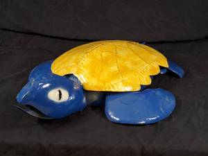 New Large Handmade Recycled Metal Garden Art Turtle