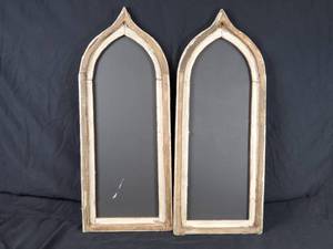 2 New Handmade Recycled Wood Shabby Chic Style Chalkboards